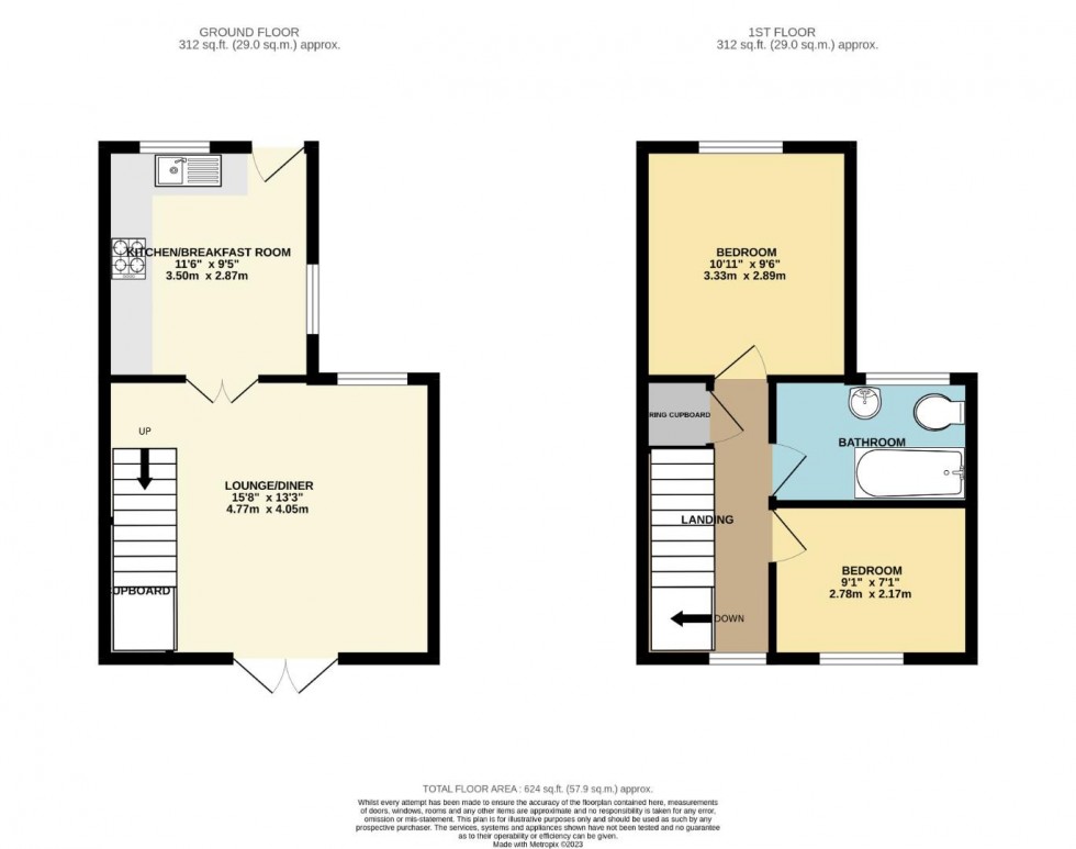 Floorplan for Campbell Square, Earls Barton, Northampton