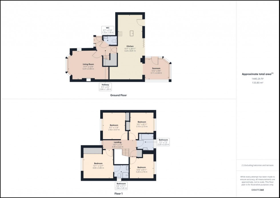 Floorplan for Stradlers Close, Wootton, Northampton