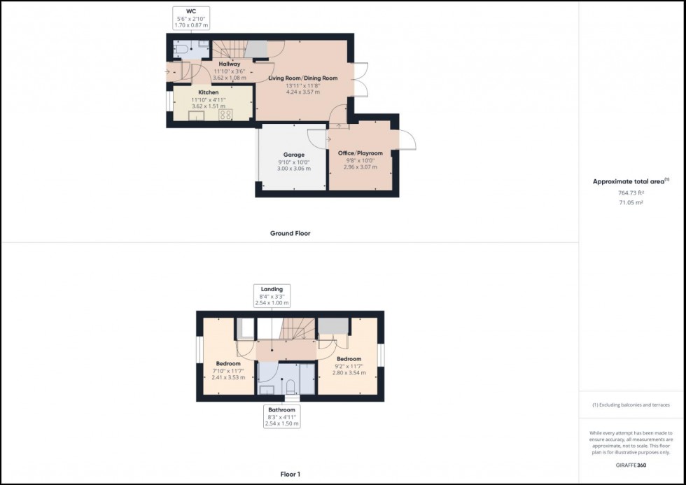 Floorplan for Fitzgerald Road, Little Billing