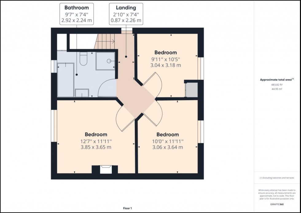 Floorplan for Water Lane, Wootton, Northampton