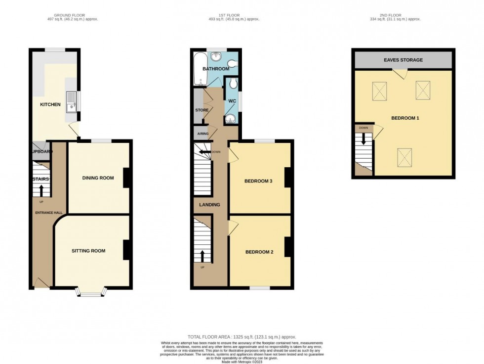 Floorplan for Aberdeen Terrace, Northampton