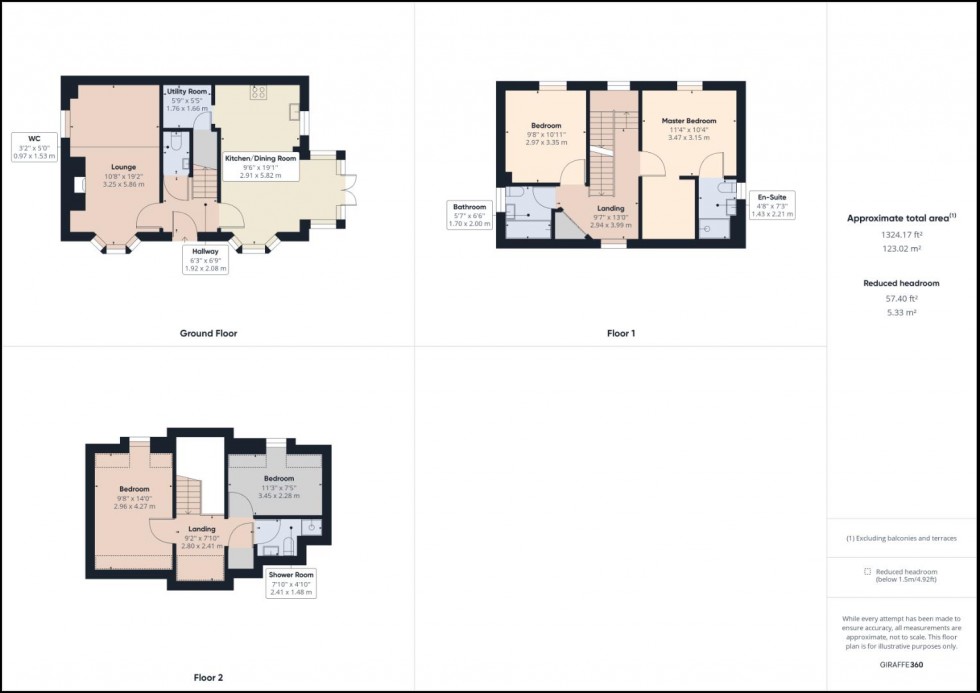 Floorplan for Dickens Close, Moulton, Northampton