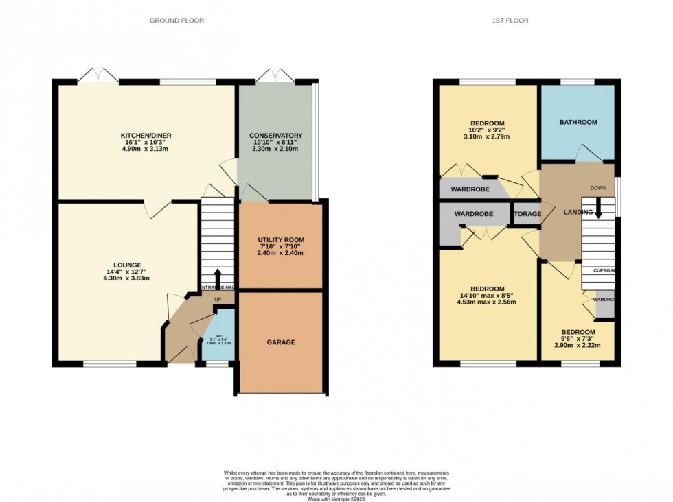 Floorplan for Shelleycotes Road, Brixworth