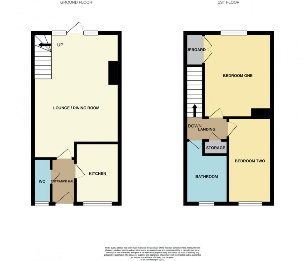 Floorplan for Cross Street, Moulton, Northampton