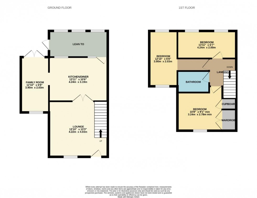 Floorplan for Beaumont Drive, Cherry Lodge, Northampton