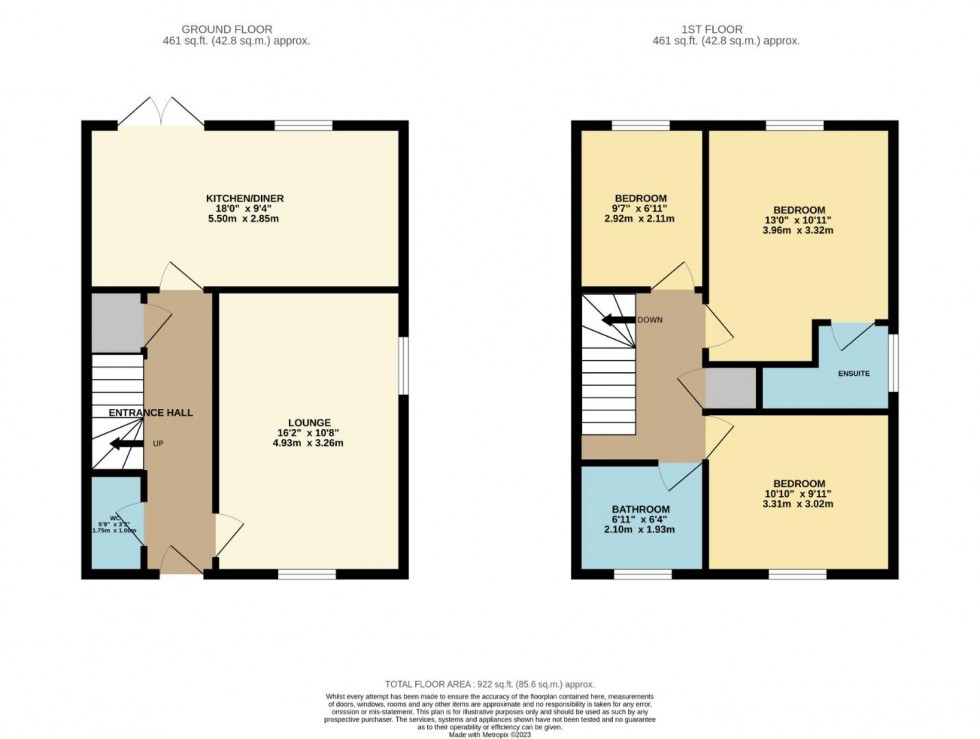 Floorplan for Old Factory Way, Duston, Northampton