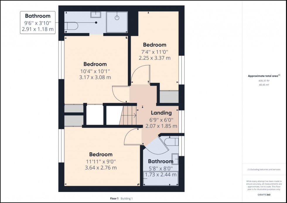 Floorplan for New Road, Wootton, Northampton