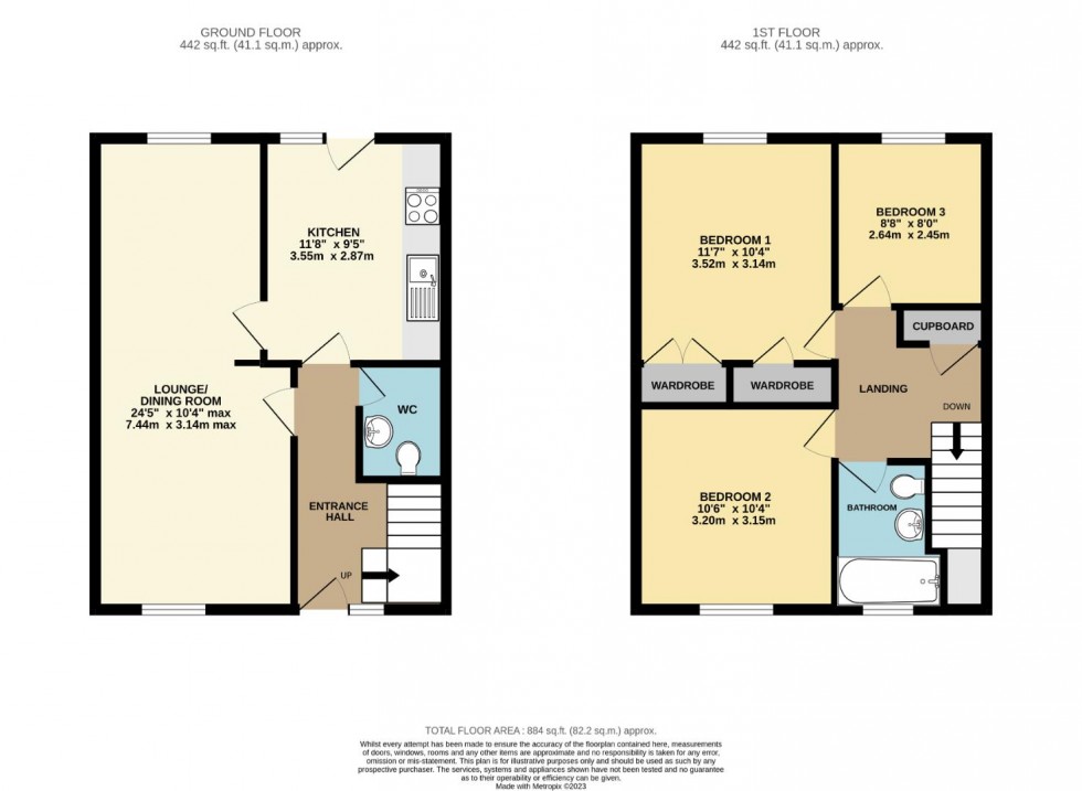 Floorplan for Sladeswell Court, Northampton