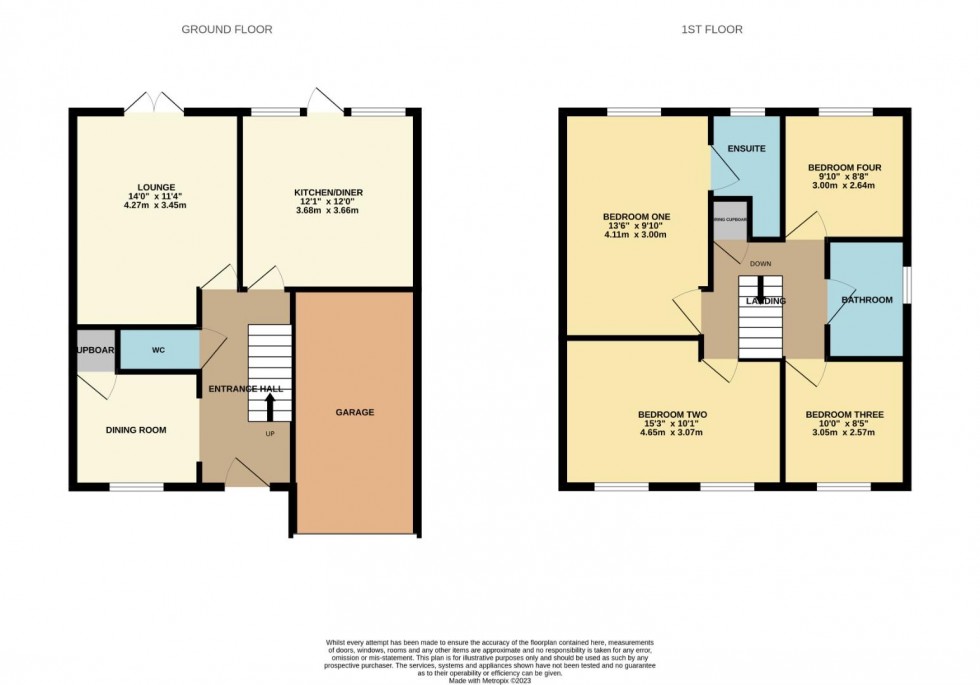 Floorplan for Auckland Close, Northampton