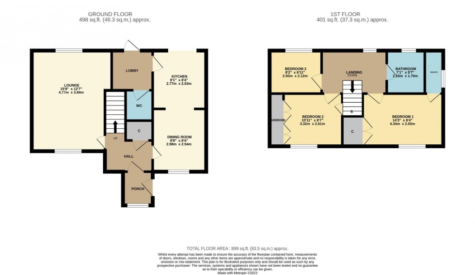 Floorplan for Aviemore Gardens, West Hunsbury