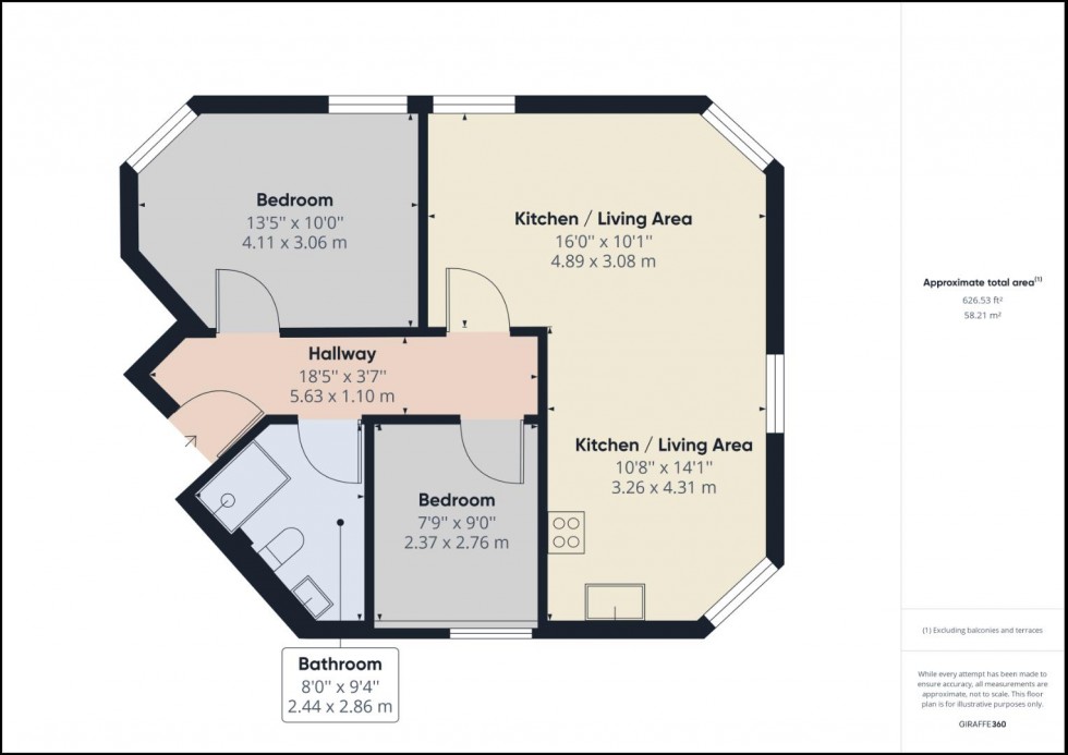 Floorplan for Spencer Parade, Northampton