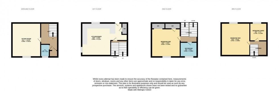 Floorplan for Crowthorp Road, Northampton