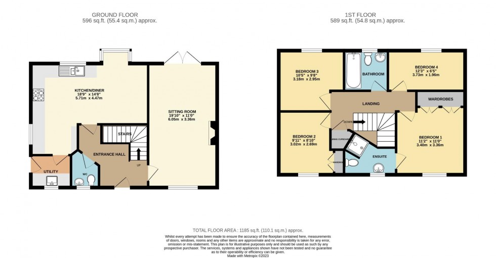 Floorplan for Wake Way, Grange Park, Northampton