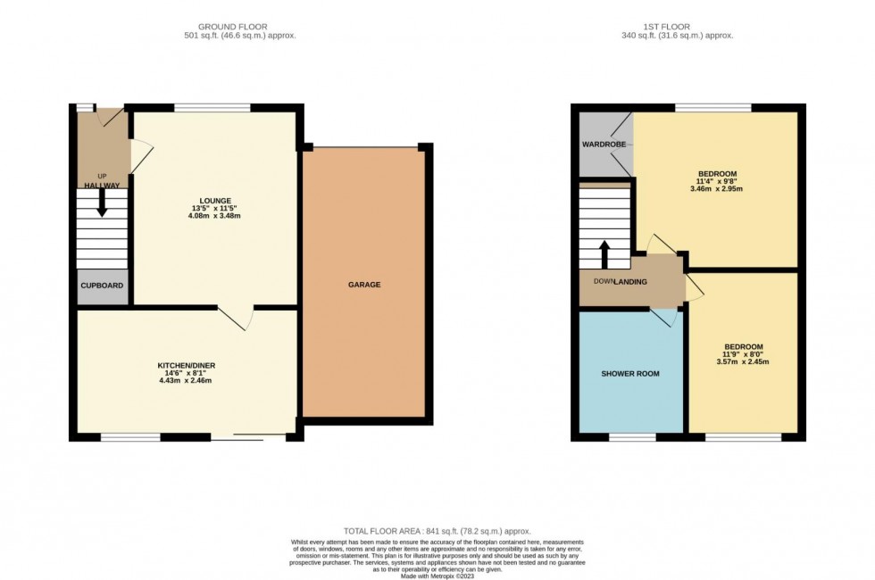 Floorplan for Spencer Close, Earls Barton, Northampton