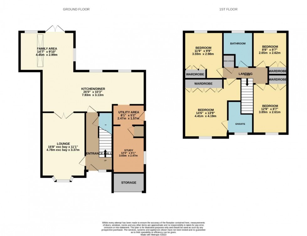 Floorplan for Ryngwell Close, Brixworth, Northampton