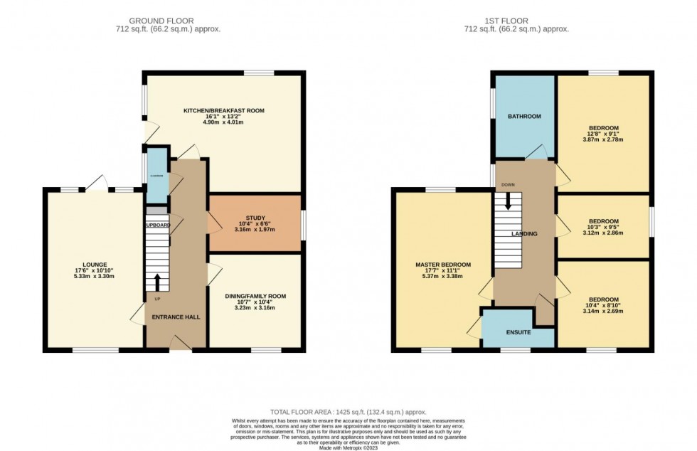 Floorplan for Shoemakers Close, Earls Barton, Northampton
