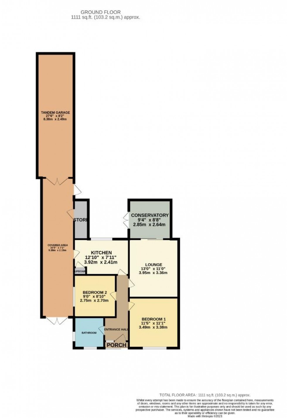 Floorplan for Mount Pleasant, Earls Barton, Northampton