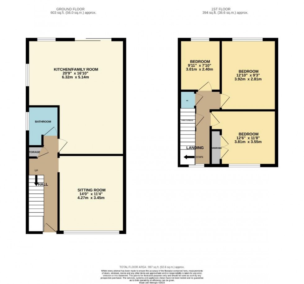 Floorplan for Streeton Way, Earls Barton, Northampton