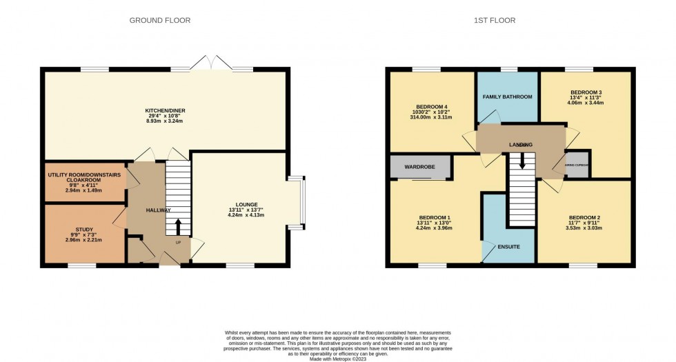 Floorplan for Highwayman Close, Boughton, Northampton