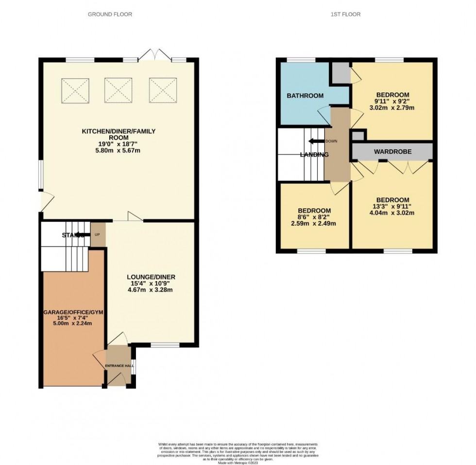 Floorplan for Brampton Way, BRIXWORTH