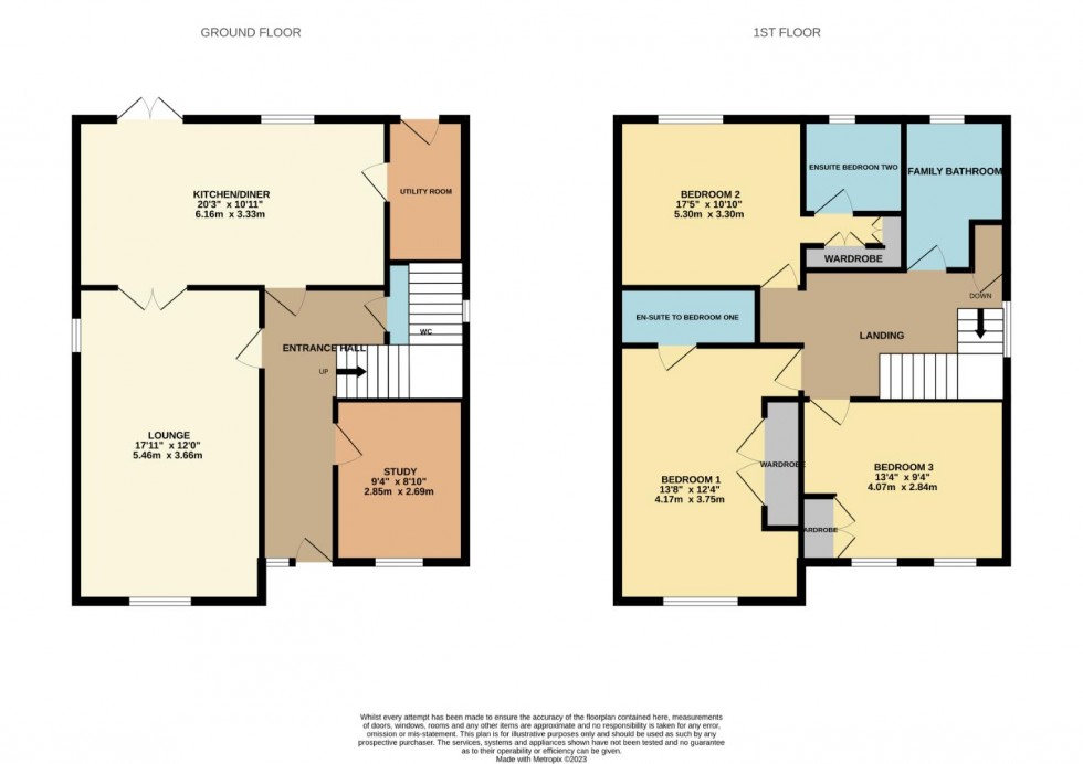 Floorplan for Old Gorse Way, Mawsley Village
