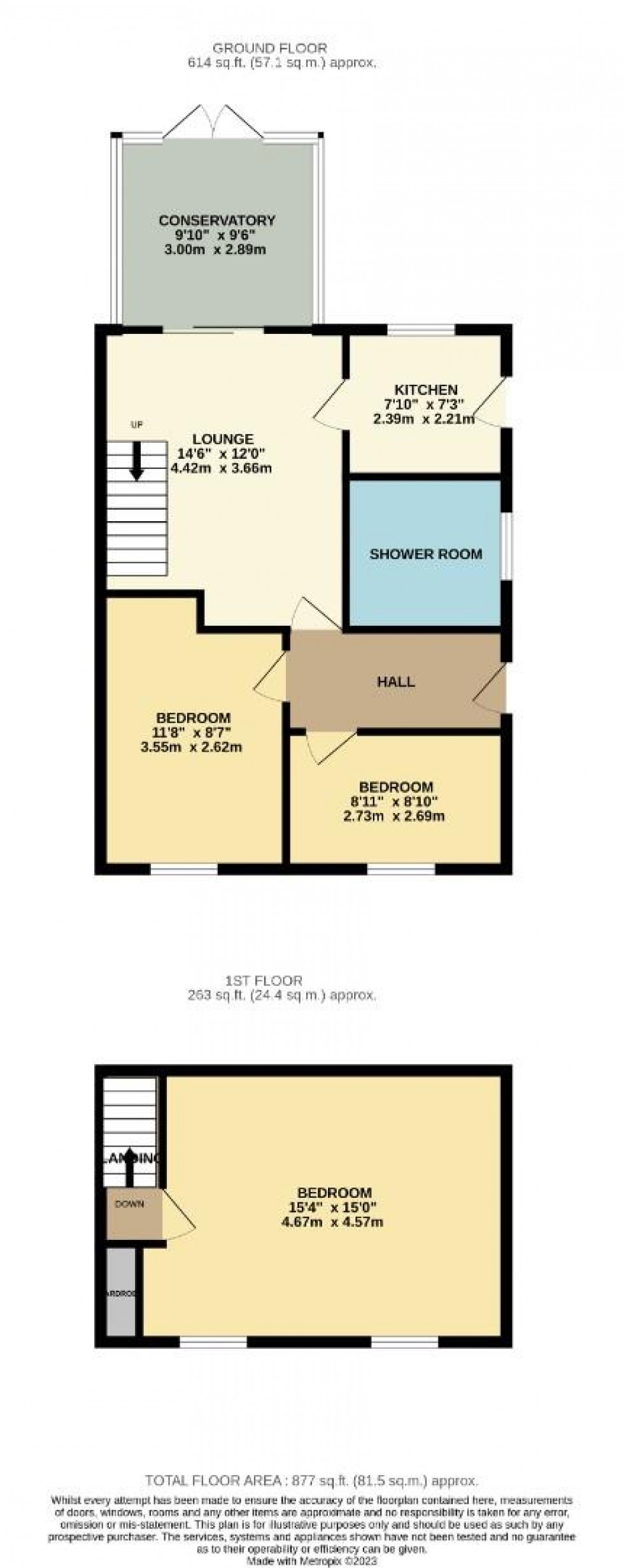 Floorplan for Dovecote Road, Roade, Northampton