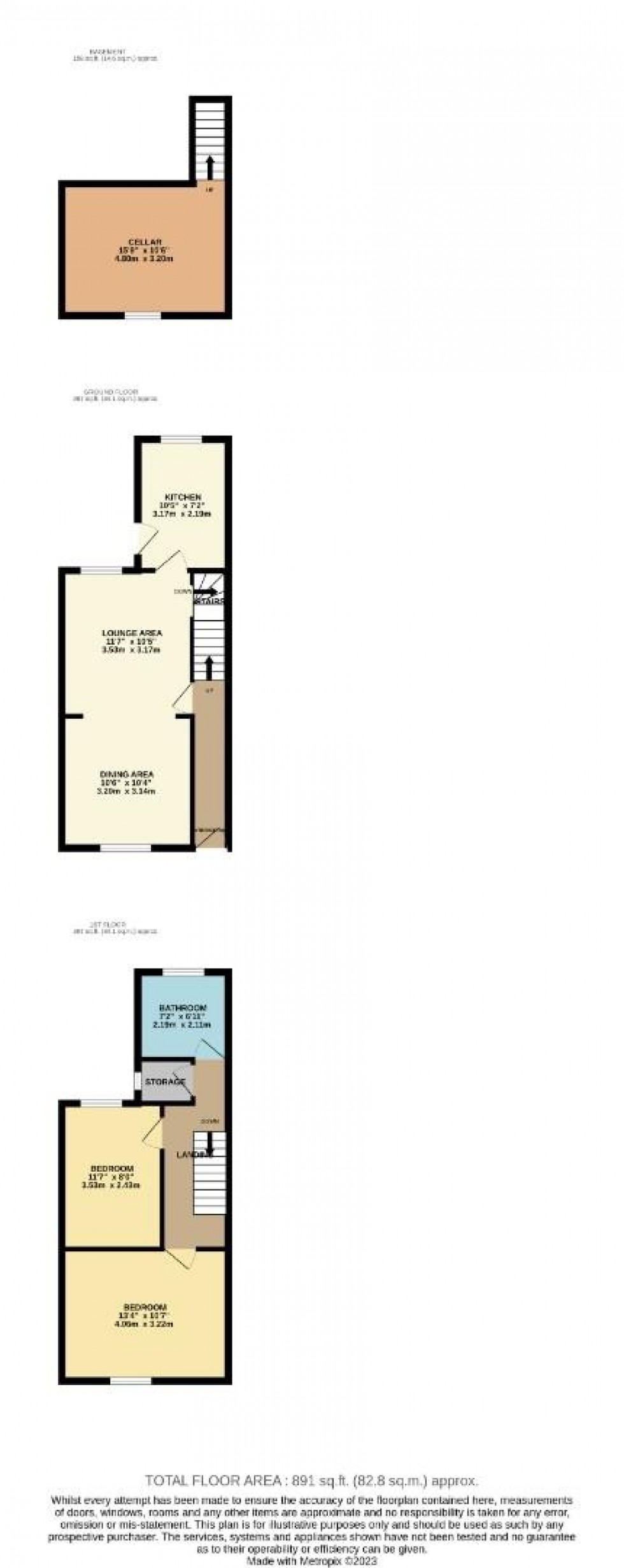 Floorplan for Baker Street, Northampton