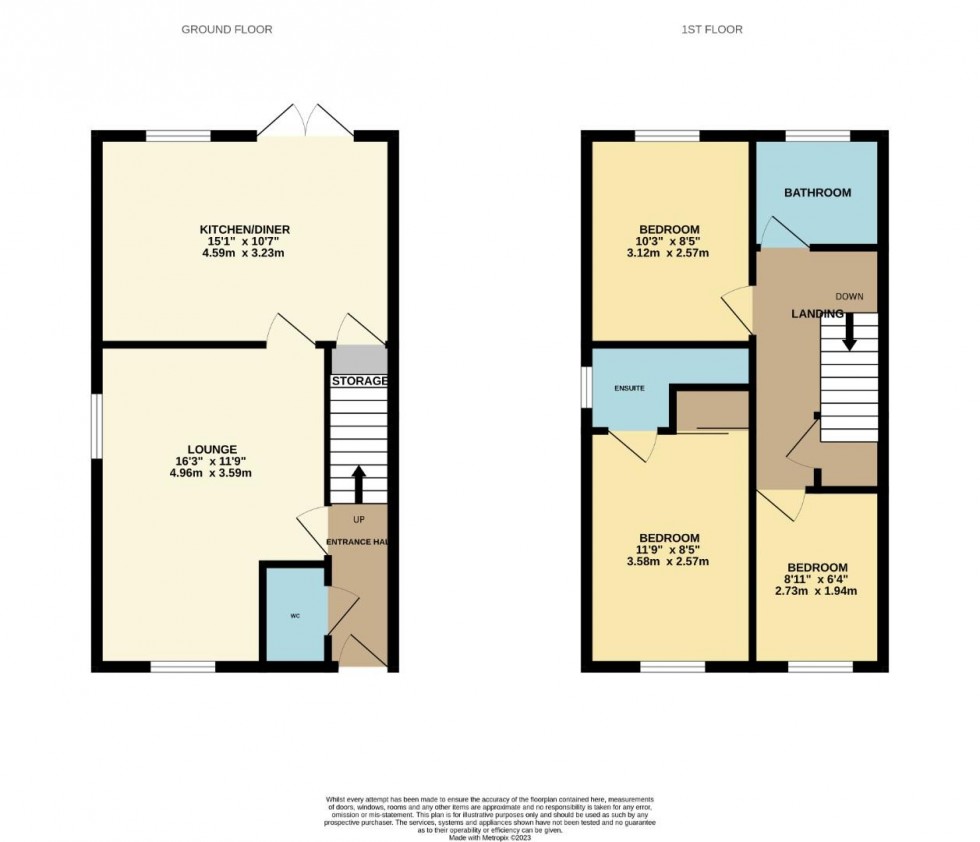 Floorplan for Hornbeam Row, Brixworth, Northampton