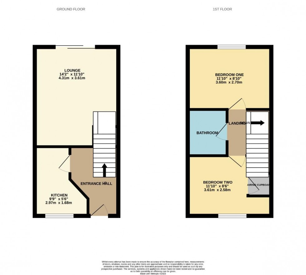 Floorplan for Ransome Road, Far Cotton, Northampton
