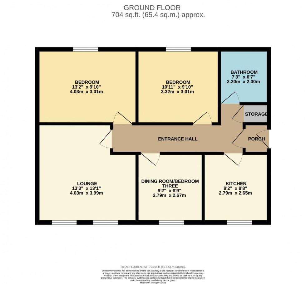 Floorplan for The Nurseries, Cliftonville, Northampton