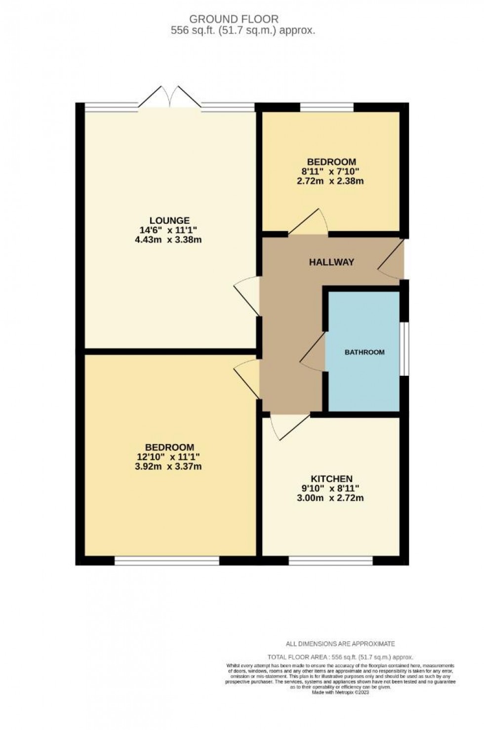 Floorplan for Thorpe Road, Earls Barton, Northampton
