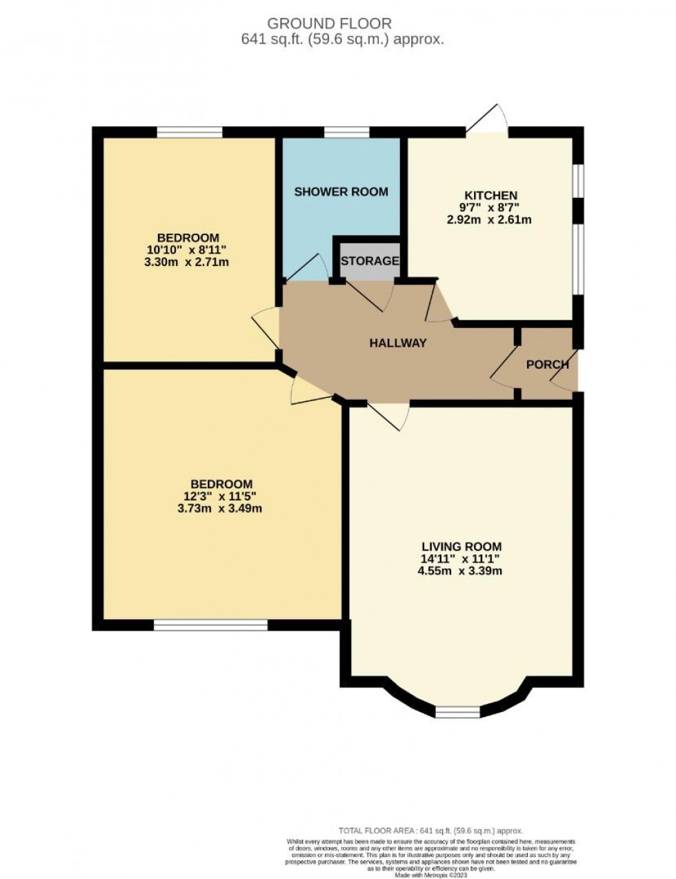 Floorplan for Grassmere Avenue, Northampton