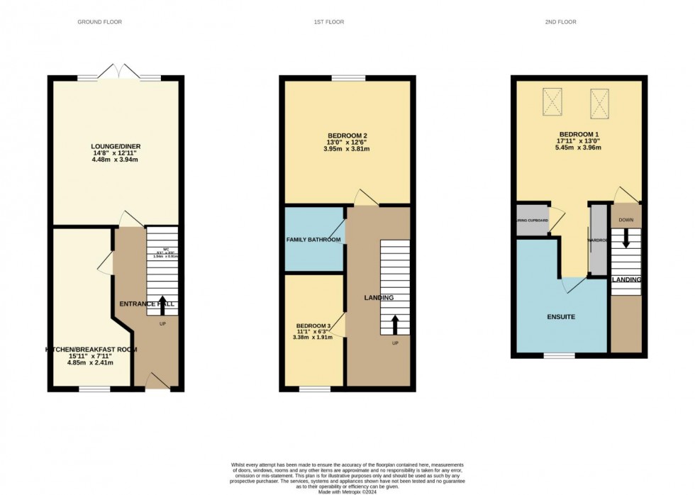 Floorplan for Rose Hill Way, Mawsley Village