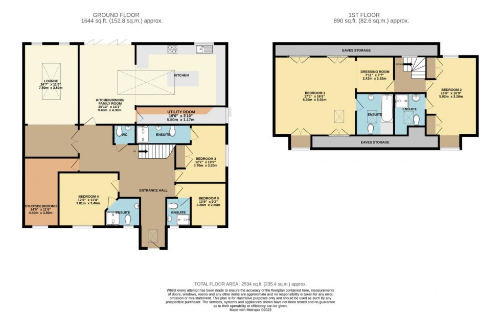Floorplan for Dunsmore Avenue, Rugby