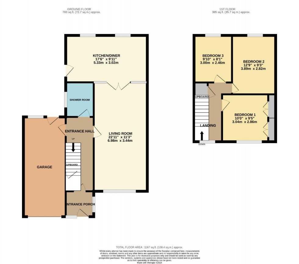 Floorplan for White Way, Earls Barton, Northampton