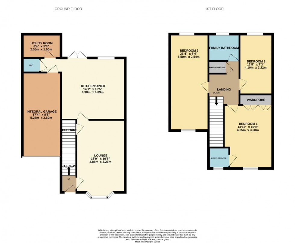 Floorplan for Orton Close, Mawsley Village, Kettering