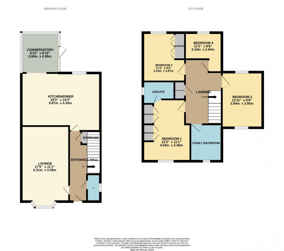 Floorplan for Old Gorse Way, Mawsley Village