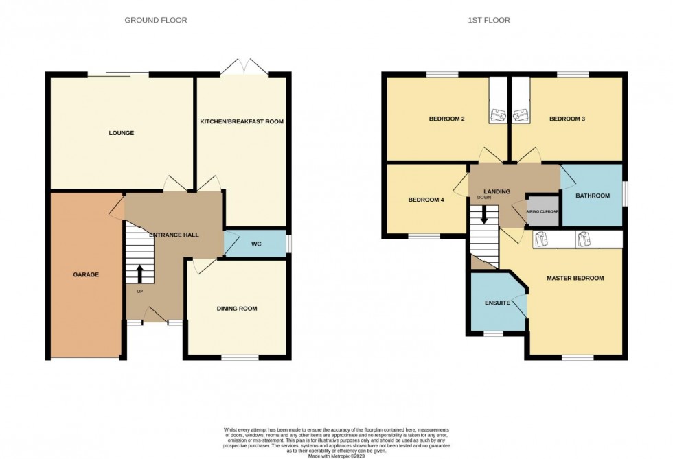 Floorplan for Deacon Close, RUGBY