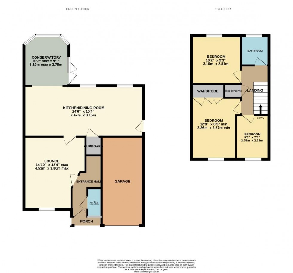 Floorplan for Froxhill Crescent, Brixworth, Northampton