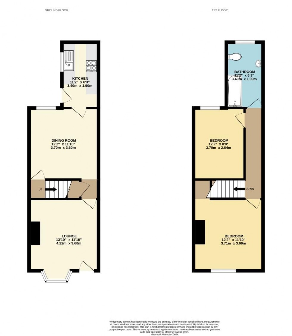 Floorplan for Houston Road, Rugby