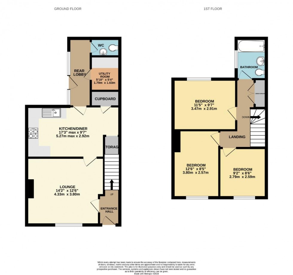 Floorplan for Glassthorpe Lane, Harpole, Northampton