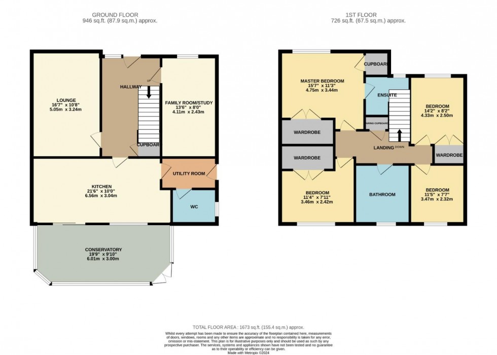 Floorplan for St. Crispin Road, Earls Barton, Northampton