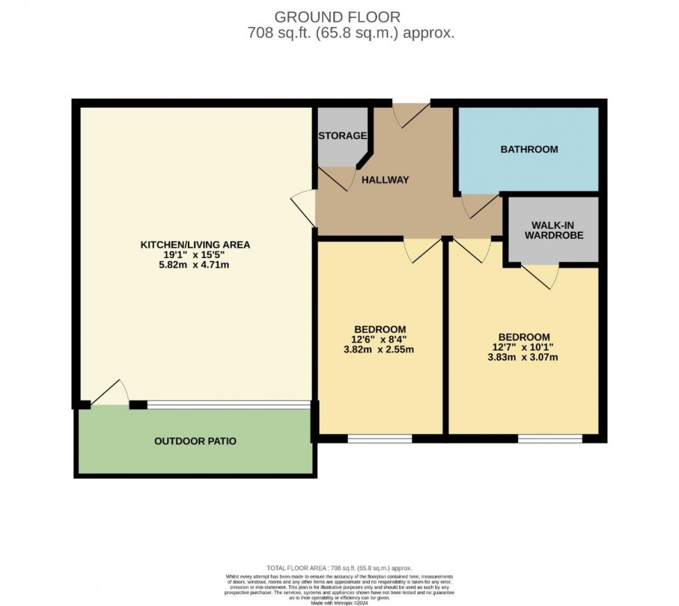 Floorplan for St. Crispin Drive, Northampton