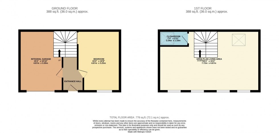 Floorplan for The Square, Earls Barton, Northampton