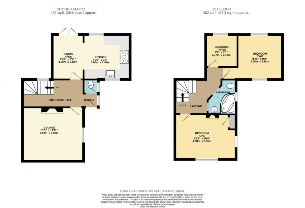 Floorplan for Guilsborough Road, West Haddon, Northampton