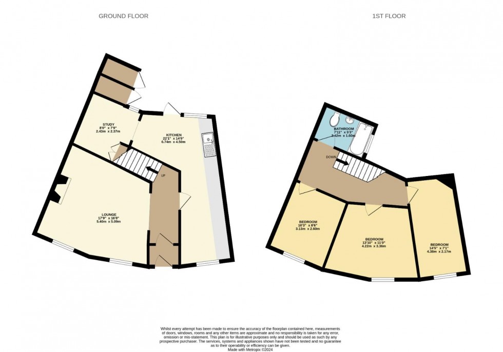 Floorplan for Victoria Avenue, Rugby