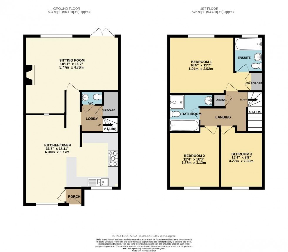 Floorplan for Station Road, Earls Barton, Northampton