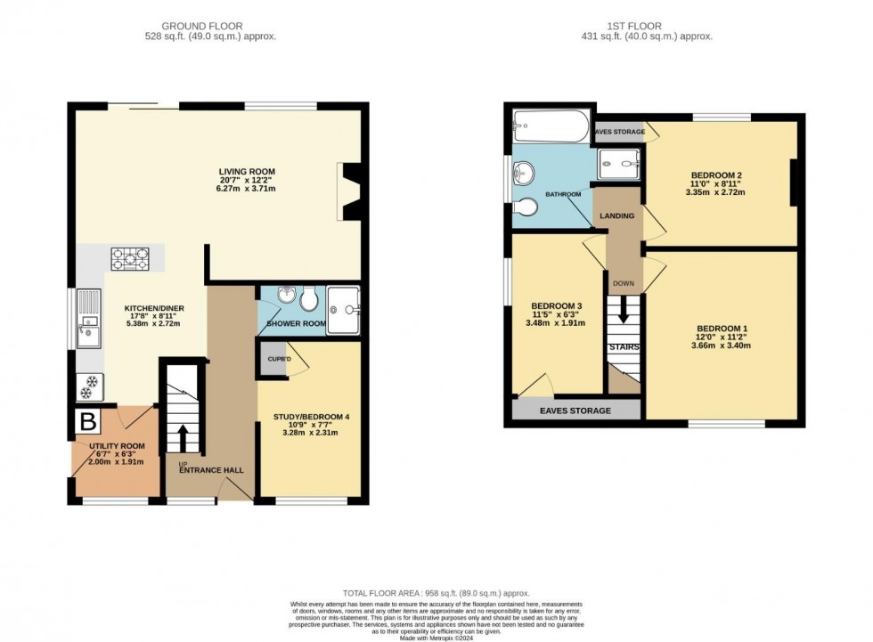 Floorplan for The Banks, Hackleton, Northampton