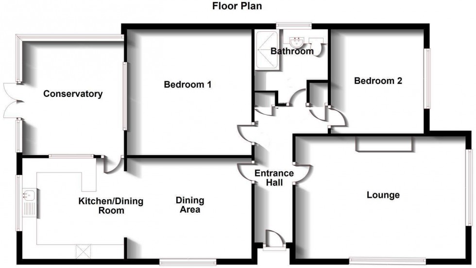 Floorplan for Alwyn Road, Bilton, Rugby