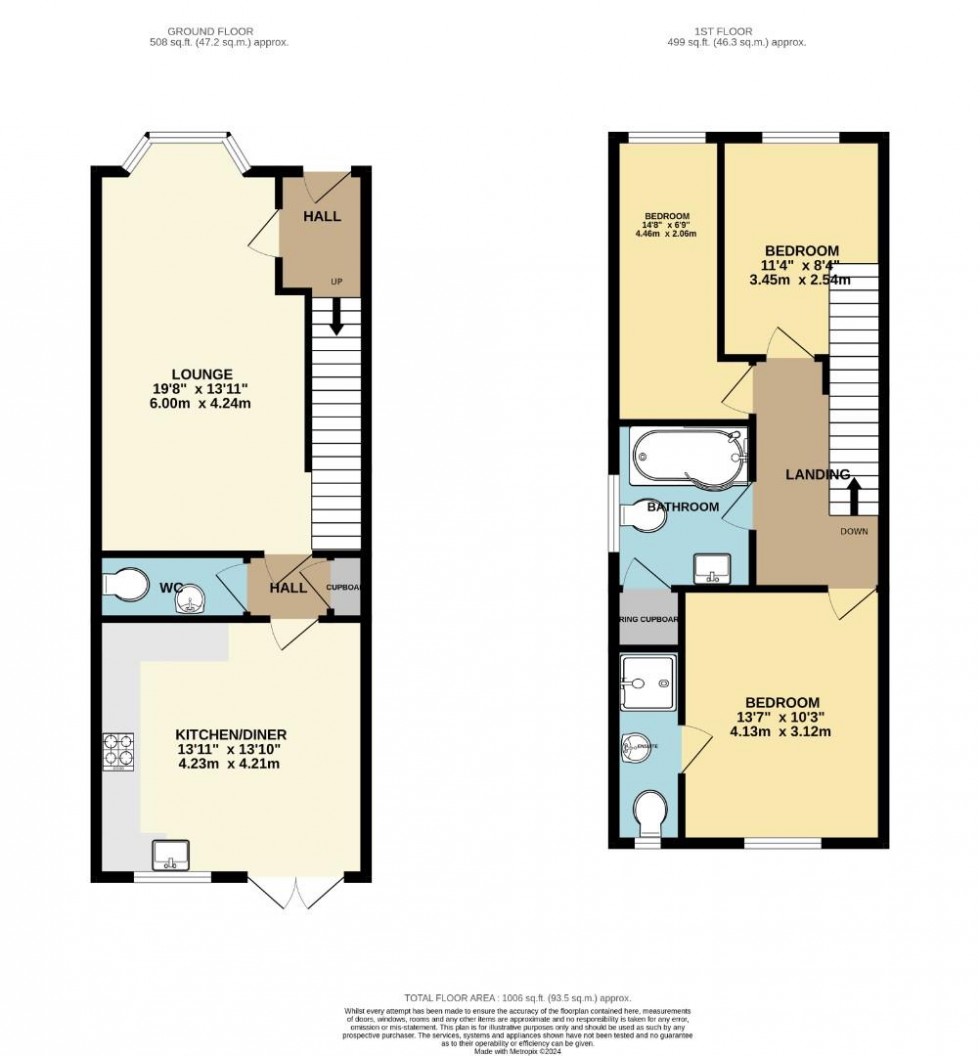 Floorplan for King Street, Earls Barton, Northampton